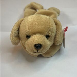 Fetch the dog beanie baby Ty
